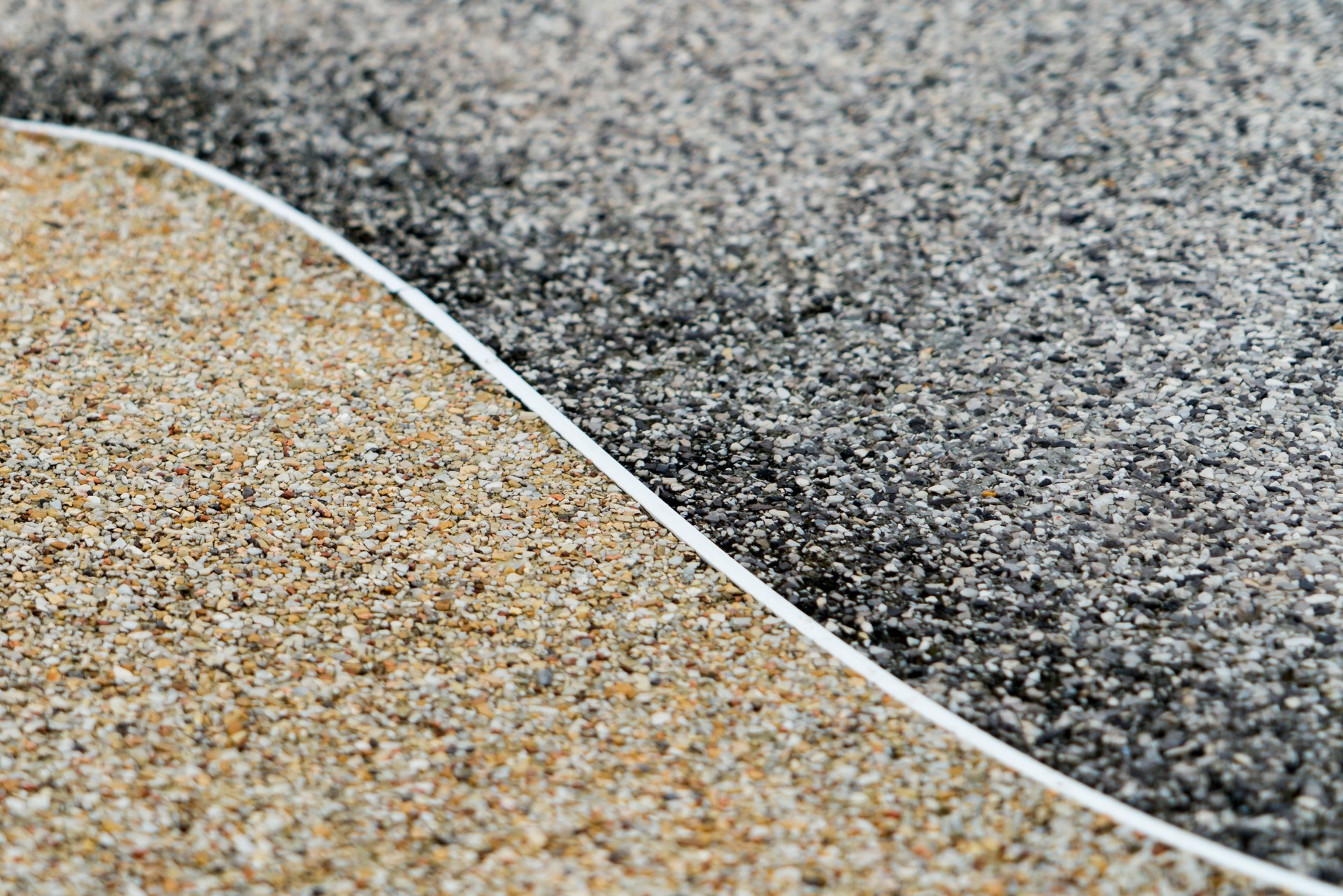 gravel surface texture background, two difference color, dark and gold, yin-yang concept